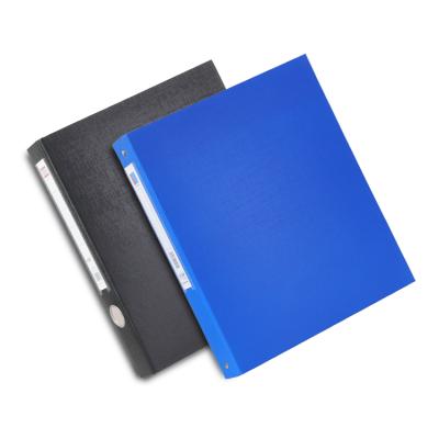 China Eco-friendly Wholesale Factory Office Supplies A4 PP PVC Paper Clip Ring Binder Folder for sale