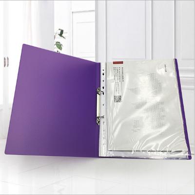 China A4 Button PVC Sheet 2 O Ring Binder for sale