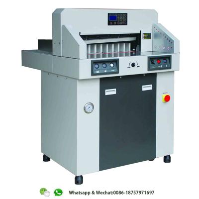 China HL-QZ670HP A2 A4 Program Control Hydraulic Automatic Paper Cutter / Guillotine Paper Cutter Price HL-QZ670HP for sale