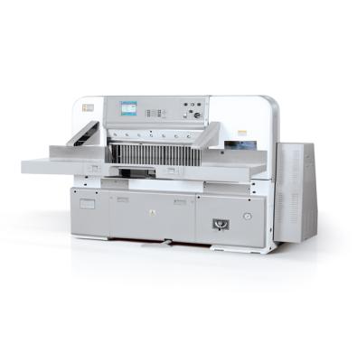 China HL-QZ920C double digital display hydraulic paper cutter price / HL-QZ920C paper cutting machine price for sale