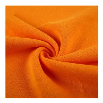 China Orange Memory Polyester Cotton Brushed High Quality French Terry Microfiber Terry Towel Fabric By The Yard for sale