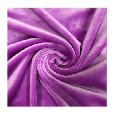 China Smooth Surface Memory Spandex Super Soft Velvet Fabric For Garment And Home Textile for sale