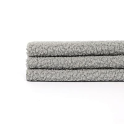 China Hot Selling Brushed Micro Sueded 100 Polyester Fleece Sherpa Fleece Fabric For Women Coats for sale