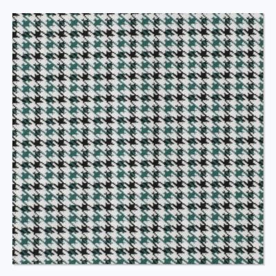 China Popular stretch TR 52%Polyester/44%Rayon/4%spandex soft houndstooth brocade jacquard fabric for clothing for sale