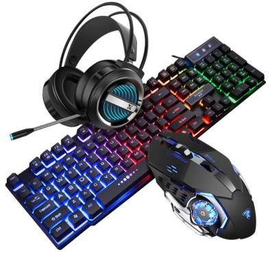 China OEM Hot Selling Ultra Slim Gaming Mouse and Keyboard Combo for Gamer Use with RBG Backlight with USB Wired for PC Gaming and Office Use for sale