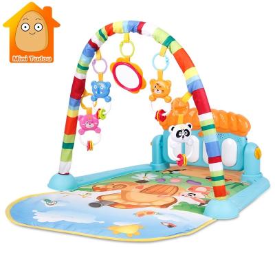 China Toy Baby Play Gym Music Mat Kid Crawling Play Game Mat Educational Developing Toys with Piano Keyboard Early Education Stand Blanket Infant Toy for sale