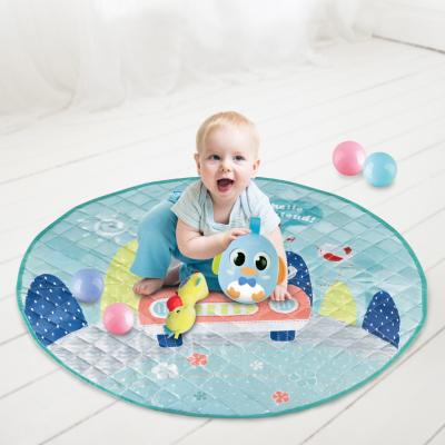 China Toy Soft Cotton Baby Kid Soft Play Mat Washable Foldable Storage Mat For Indoor Or Outdoor Non-slip for sale