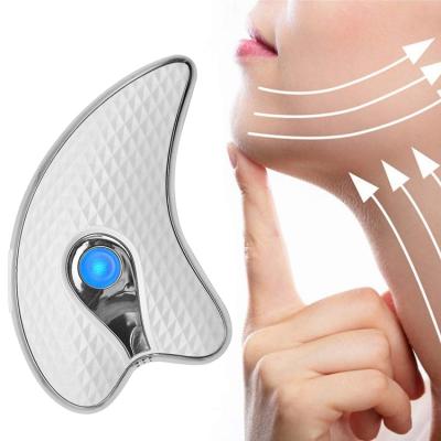 China Face Lift Gua Sha Electric Face Panel Massager Scraping Facial Lifting Device For Anti Wrinkle Anti Aging for sale