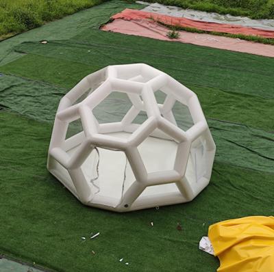 China Newest Free Shipping 3M LED Lighting Inflatable Dome Soccer Bubble Tent for sale