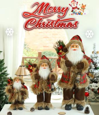 China Christmas Santa Claus Doll Plush Christmas Festival Christmas Toys Doll New Year Gift Decoration Decorations for sale