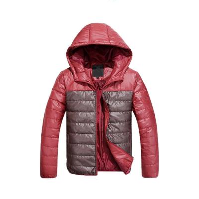 China Waterproof Mens Winter 90% Duck Down Fill Jacket Coat With Hat for sale