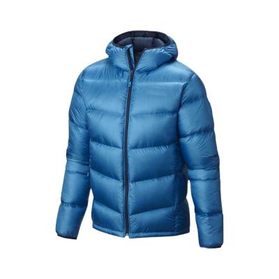 China Breathable Blue Down Mens Short Jacke for sale