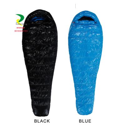 China Mummy Amazon New Arrival Travel 20D 400T Polyester Nylon Fabric Army Splicing Sleeping Bag For Indoor Outdoor Traveling for sale