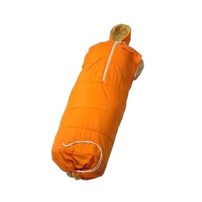 China Factory Minion Portable Camping Travel Envelope Type Down Sleeping Bag With Waterproof Cover for sale