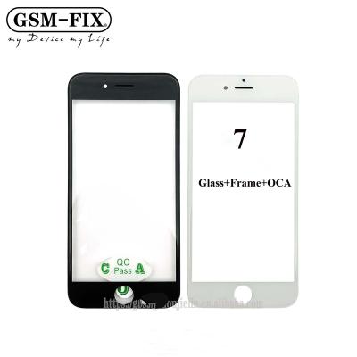 China For iPhone 7 LCD Refurbished GSM-FIX Contact Glass With Fame And OCA Film For iPhone 7 for sale