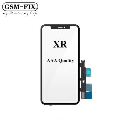 China For iPhone XR LCD Refurbish GSM-FIX Wholesale Price Mobile Phone Show LCD Screen Digitizer Replacement For Phone XR With View for sale