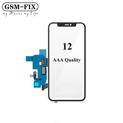 China For iPhone 12 LCD Refurbished GSM-FIX Factory Supplier Mobile Display Phone LCD Digitizer Touch Screen Panel Replacement For Iphone 12 for sale