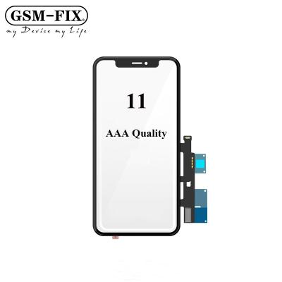 China For iPhone 11 LCD Refurbished GSM-FIX Wholesale Price Good Quality Phone Repair Parts Oca Glass With Touch For Iphone 11 for sale