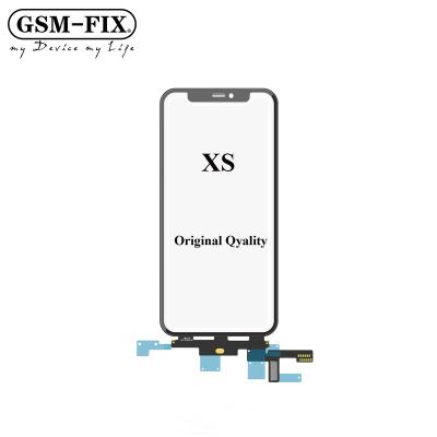 China For iPhone XS LCD Refurbish Original GSM-FIX For Iphone XS Touch Screen Digitizer Panel Sensor Front Outer Glass Lens For Iphone XS Contact Glass with the OCA for sale