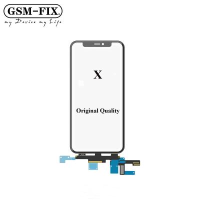 China For iPhone X LCD Refurbishment GSM-FIX Original Quality Touch Screen Digitizer Glass+OCA Touch Screen For iPhone Cracked Outer Glass Screen Repair X for sale