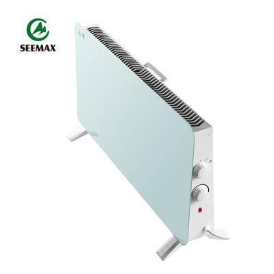 China High Quality Pilot Lamp Home Room Above Electric Glass Panel Heater 1000W 2000W Free Heating Heat Shield for sale