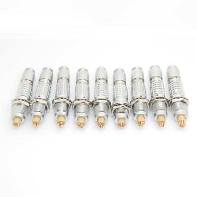 China Zócalo de vaivén 2 a del enchufe de la Uno mismo-cerradura de la serie del 1B del HUEVO de FGG conector pin 14 compatible en venta