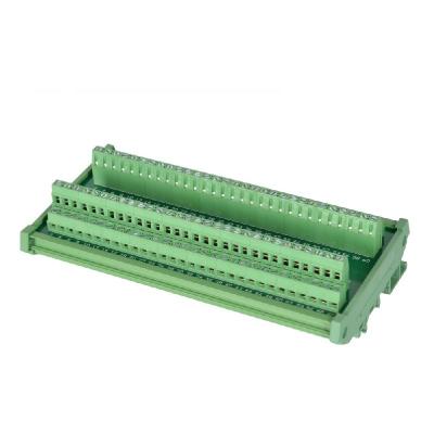 China 64 ways Wiring Connection Plate Terminal Blocks Distribution Board Din Rail Mount for sale