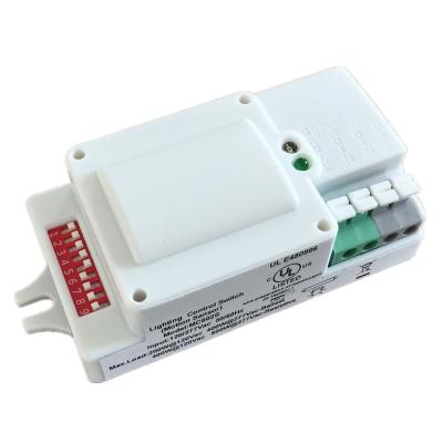 China Induction Microwave Radar Sensor AC 120 ~ 277V 50Hz 5.8GHz Body Motion HF Detector Light Switch for sale