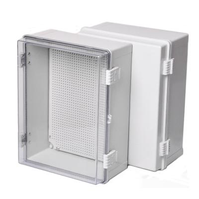 Chine caisse en plastique extérieure de boîte de jonction de mur de l'armoire électrique IP65 imperméable de 400x300x180mm à vendre