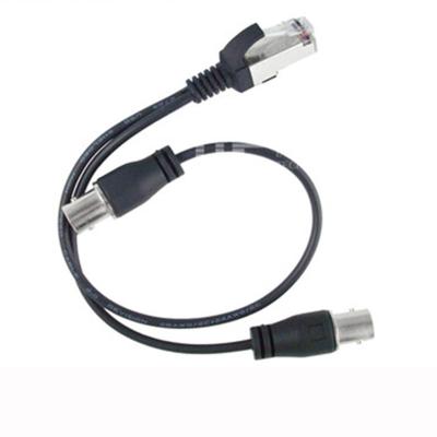 China RJ48 RJ-48 al cable del convertidor del adaptador de BNC para todas las tarjetas TE110P TE410 TE405 TE420 del T1 E1 en venta