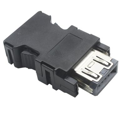 China 1394 SM-10 SCSI 10 Pin Servo Connector 36130 MR-J3CN2 for sale