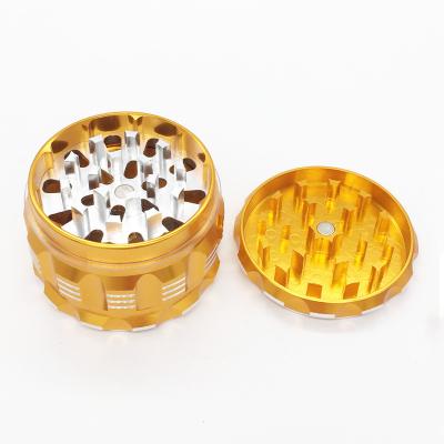 China Anho Custom Sealed OEM 2.5inch 4part Herb Grinders Ceramic Coating Metal Grinder for sale