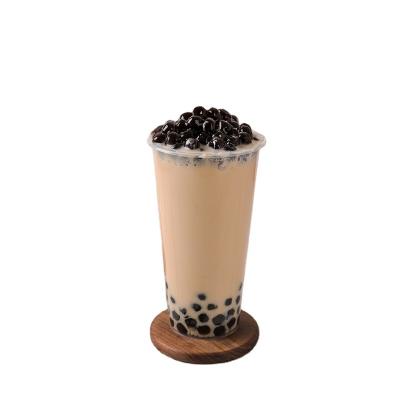 China Bubble Tea Quickly Cooking Tapioca Ball Instant Brown Sugar Pearls Popping Ball 1kg Black Material for sale