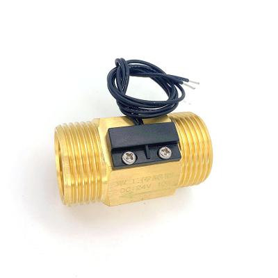 China Factory Supply Brass Material Flow Switch with G1 Flow Switch Filter Filter Preci Normal Two-Wire Open Conveyor for Sale SK-DN25-CT for sale