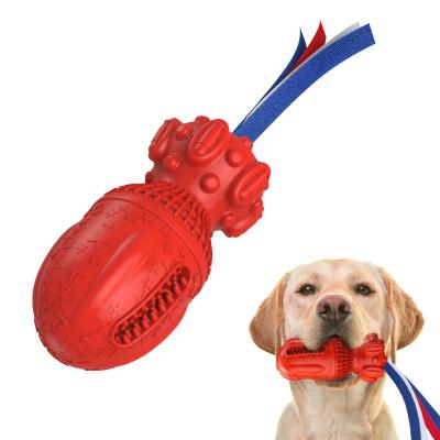 China Various viable promotional goods using eco rubber play interactive travel dog toys chew pet for sale