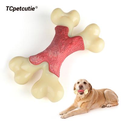 China Factory Price Non-Toxic Nylon Dog Stocked Toy Durable Bone Shape Pet Toy For Dog Chewing for sale