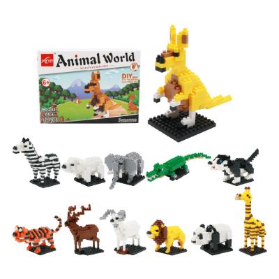 China Children's Educational Toy Hot Sales 3D Mini Building Block Toys For Building Animals for sale