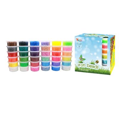 China DIY Educational Toys 36 Colors Kids Educational Toys Melt Beads Kit Diy Handmade Toys For Girls Toys Set 5mm Perler Beads for sale