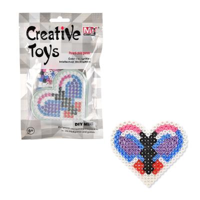 China 2021 Educational DIY Toys Popular Midi Hama Beads Bag Fuse Bead Pegboard Set Kids Arts and Crafts 5mm Perler Beads for sale