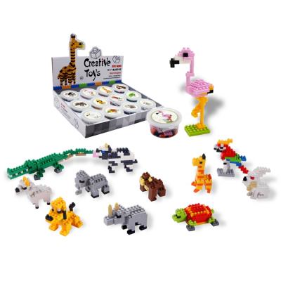 China High quality plastic diy mini building toy brick toys educational animal 3D models creation block sets nano blocks for sale