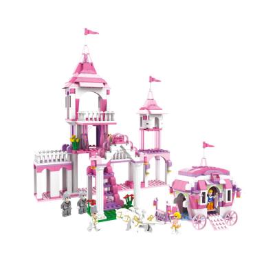 China Building toy 510pcs princess castle model building block plastic educational legoed brick set for kid toy for sale