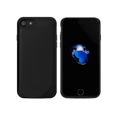 China Black Iphone 7 Iphone Battery Case Wireless With Single Usb Port 5000 Mah for sale