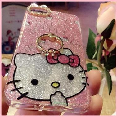 China Flash powder diamond phone cover case shell IMD cute cartoon Apple protector for iPhone 7 for sale