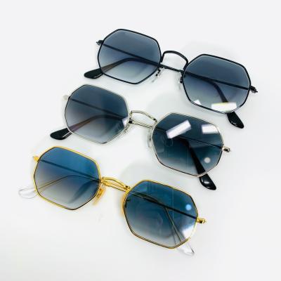 China 2020 new hot sale fashion men's and women's fashion all-match octagon shape anti-UV sunglasses for sale