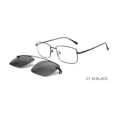 China Clip On Sunglasses Clip On Sunglasses 2021 Metal New Model Metal Fits Clip On Prescription Clip On Sunglasses dropship for sale