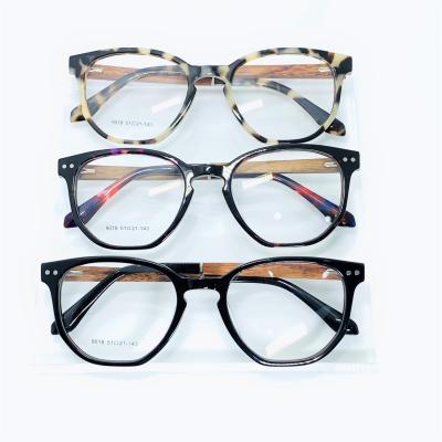 China Light distribution fashionable new design men's and women's fashion all-match optical frame yfance acetate and wooden frame for sale