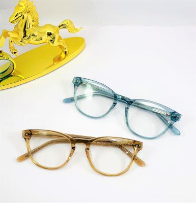 China 2020 Hot-selling high-quality acetate material optical frames women's and men's fashion design computer glasses for sale