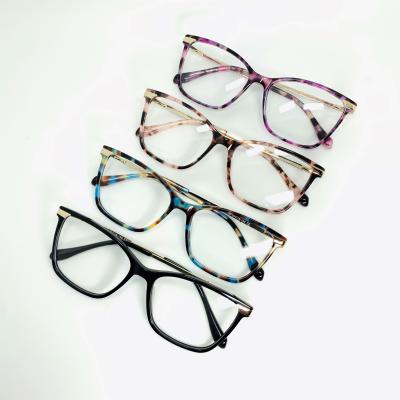 China 2020 fashionable new fashion all-match flat ladies optical frames high quality decorative diamond eyeglasses for sale