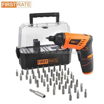 China DC Motor Battery 3.6V Rechargeable Lithium Ion Top Rate Cordless Screwdriver FR121036 for sale