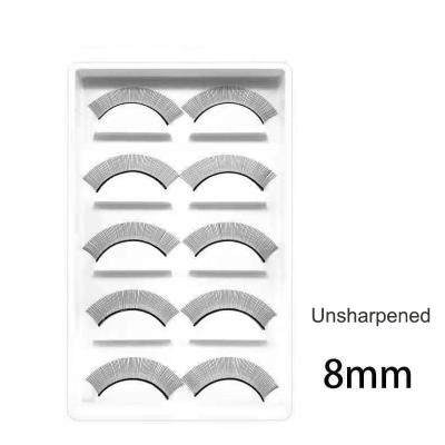 China Long Natural Practice Eyelash Strips Self Adhesive 5 Pairs Training Lashes Practice Lashes For Eyelash Extensions for sale